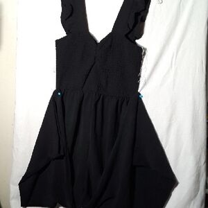 Inspire Black Backless Dress